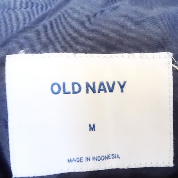 Old Navy Midi Navy Trench Coat - Picture 7 of 7